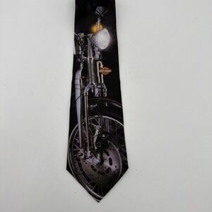 1994 RALPH MARLIN HARLEY‎ DAVIDSON "THE LEADING EDGE" NECK TIE 55" LONG